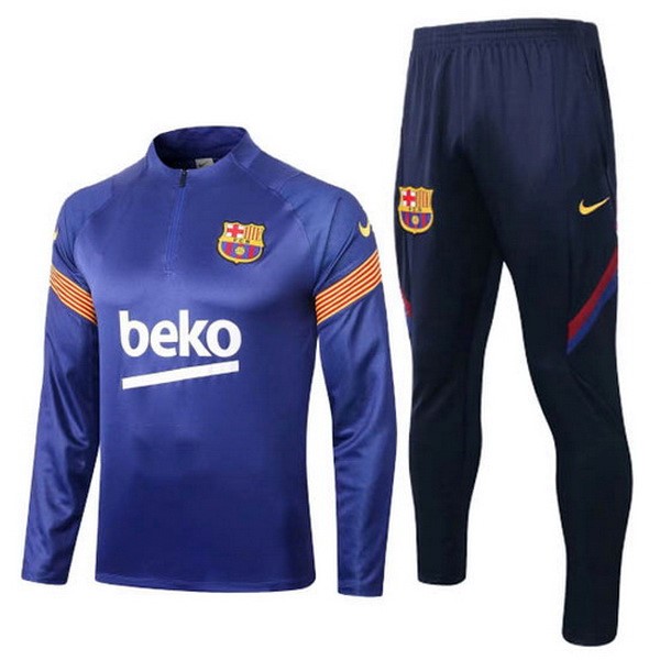 Tuta Calcio Barcellona 20/21 Blu Arancione